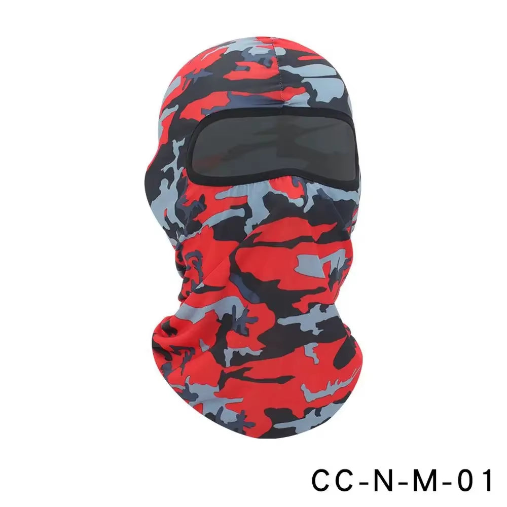 Windproof and Dustproof Balaclava Motorcycle Face Mask for Men - Full Face Shield and Neck Coverage for Biking and Skiing
