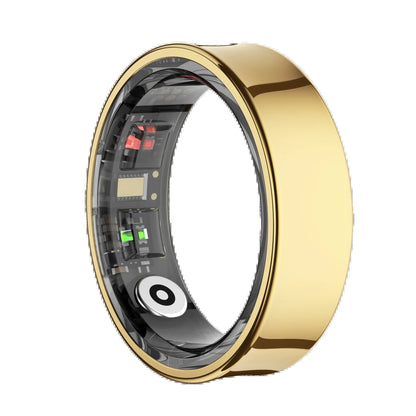 Hitienx Women's Pink Ceramic Smart Ring - Fitness & Sleep Tracker with Heart Rate Monitor, Stress Management, Cycle Tracking, IP68 Waterproof, 3-5 Day Battery Life, Compatible with iOS & Android, Includes Charging Case