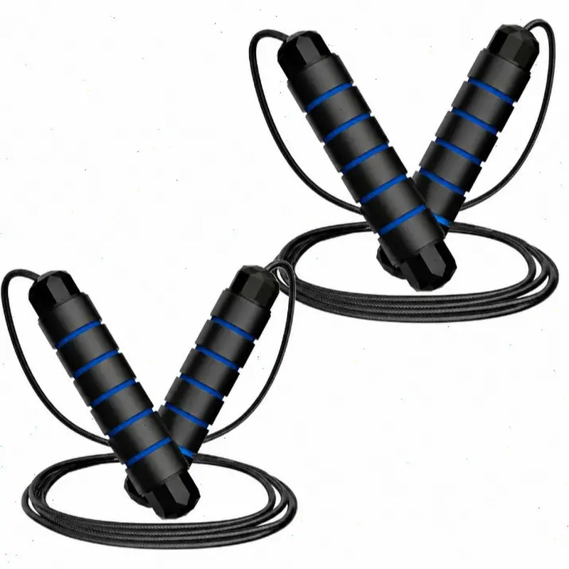 Adjustable Pro Speed Jump Rope - Tangle-Free Skipping Rope with Ball Bearing Swivel and Ergonomic Handles for All Ages - Ideal for Home, School, and Gym Workouts