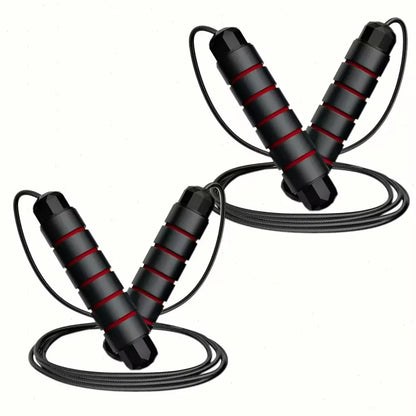 Adjustable Pro Speed Jump Rope - Tangle-Free Skipping Rope with Ball Bearing Swivel and Ergonomic Handles for All Ages - Ideal for Home, School, and Gym Workouts