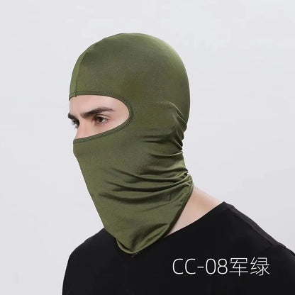 Windproof and Dustproof Balaclava Motorcycle Face Mask for Men - Full Face Shield and Neck Coverage for Biking and Skiing