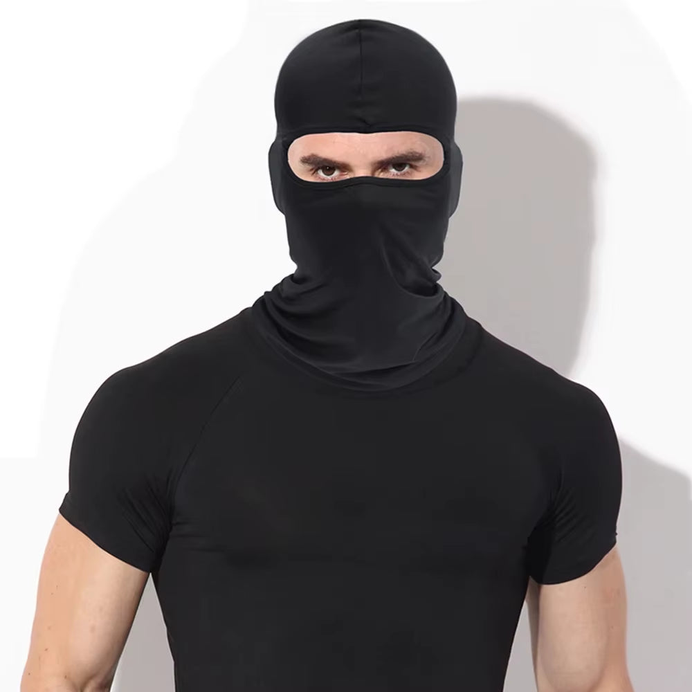 Windproof and Dustproof Balaclava Motorcycle Face Mask for Men - Full Face Shield and Neck Coverage for Biking and Skiing