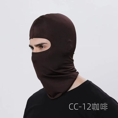 Windproof and Dustproof Balaclava Motorcycle Face Mask for Men - Full Face Shield and Neck Coverage for Biking and Skiing