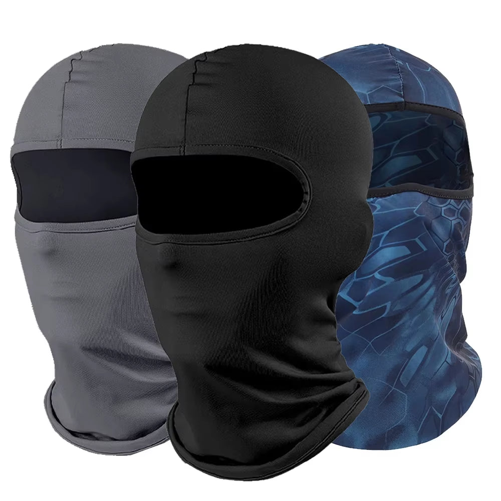 Windproof and Dustproof Balaclava Motorcycle Face Mask for Men - Full Face Shield and Neck Coverage for Biking and Skiing