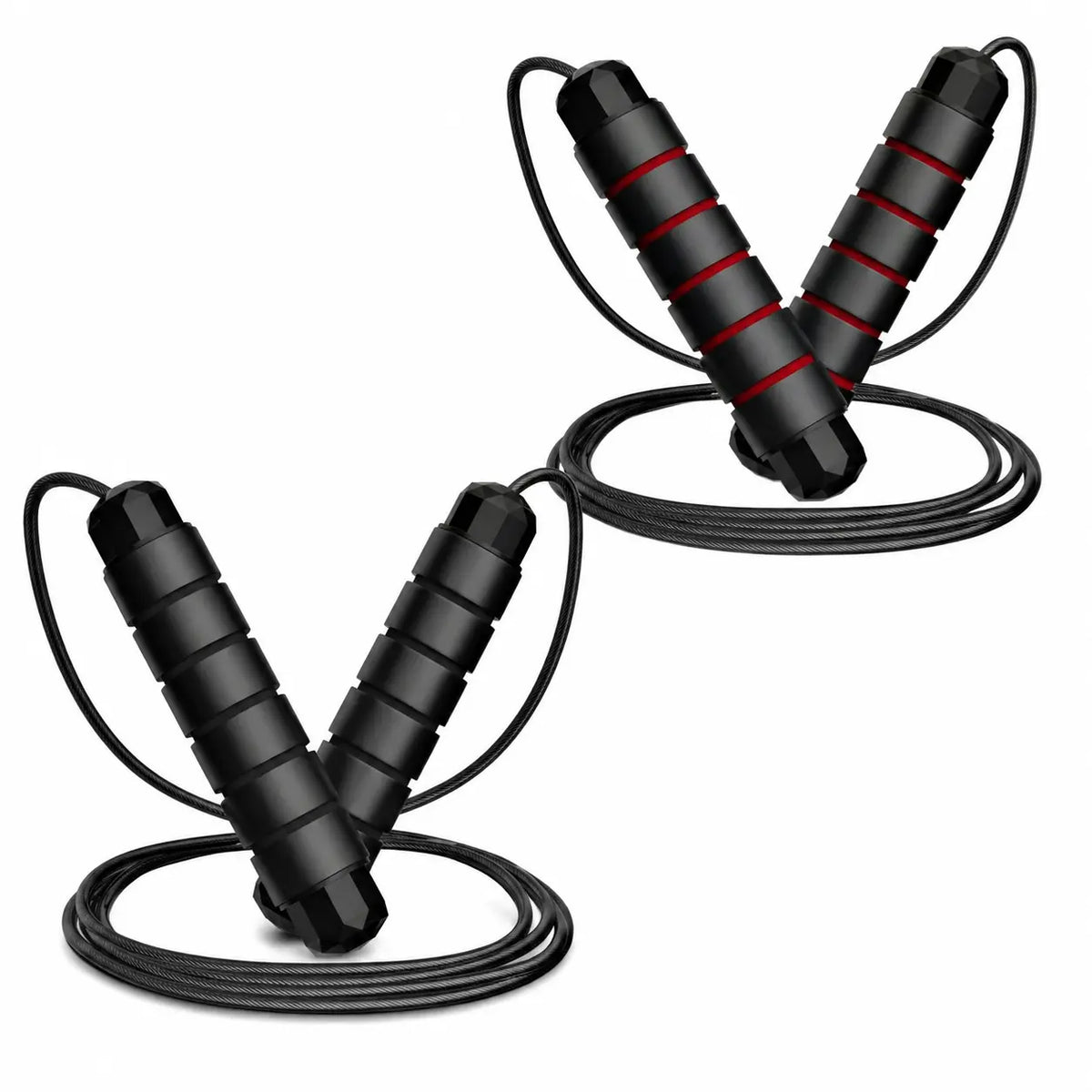 Adjustable Pro Speed Jump Rope - Tangle-Free Skipping Rope with Ball Bearing Swivel and Ergonomic Handles for All Ages - Ideal for Home, School, and Gym Workouts