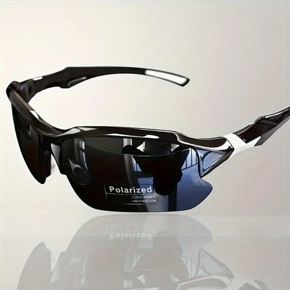 Men's Polarized Sports Sunglasses - 4-Pack with Secure Fit and UV Protection for Outdoor Activities like Golf and Driving