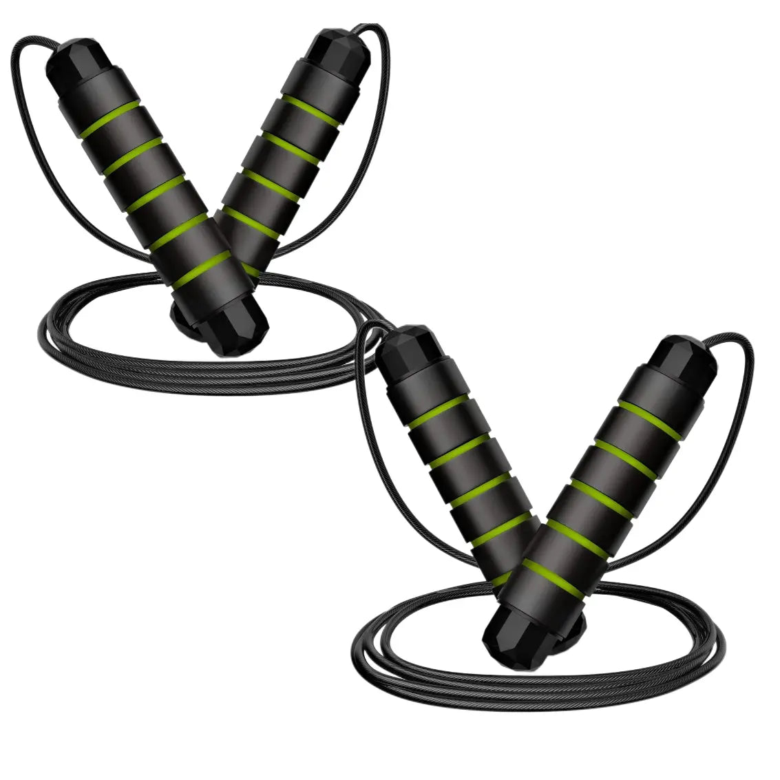 Adjustable Pro Speed Jump Rope - Tangle-Free Skipping Rope with Ball Bearing Swivel and Ergonomic Handles for All Ages - Ideal for Home, School, and Gym Workouts