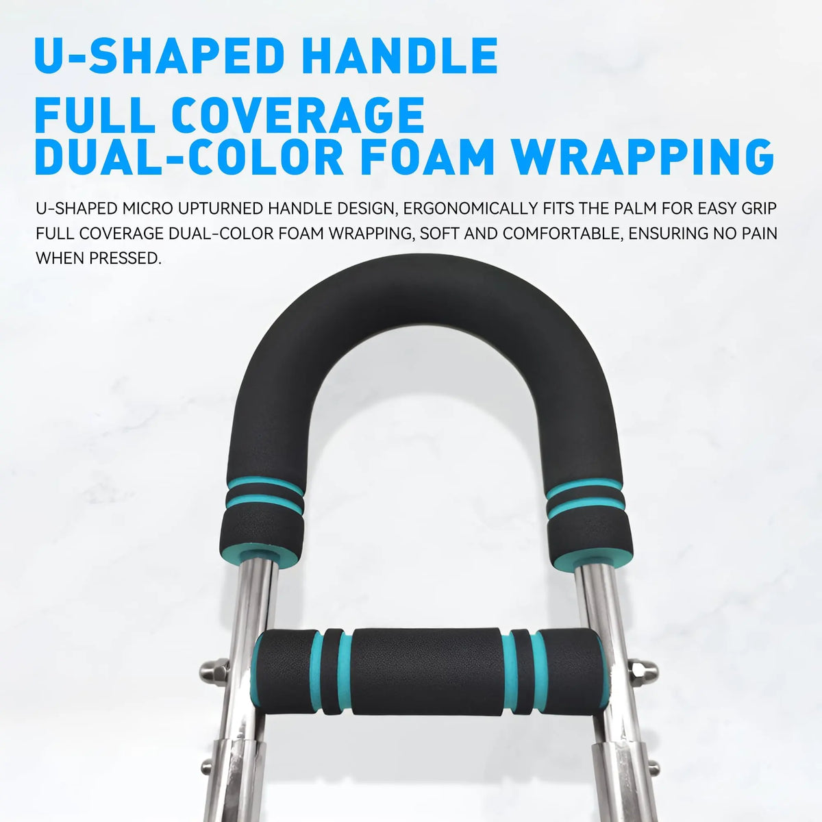 Adjustable Power Twister Bar with 60-110Lb Spring Resistance - Portable Hand Grip Trainer for Strength Training and Chest Exercises at Home